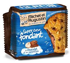  Michel & Augustin Cookies Coeur Choc Lait Nois 